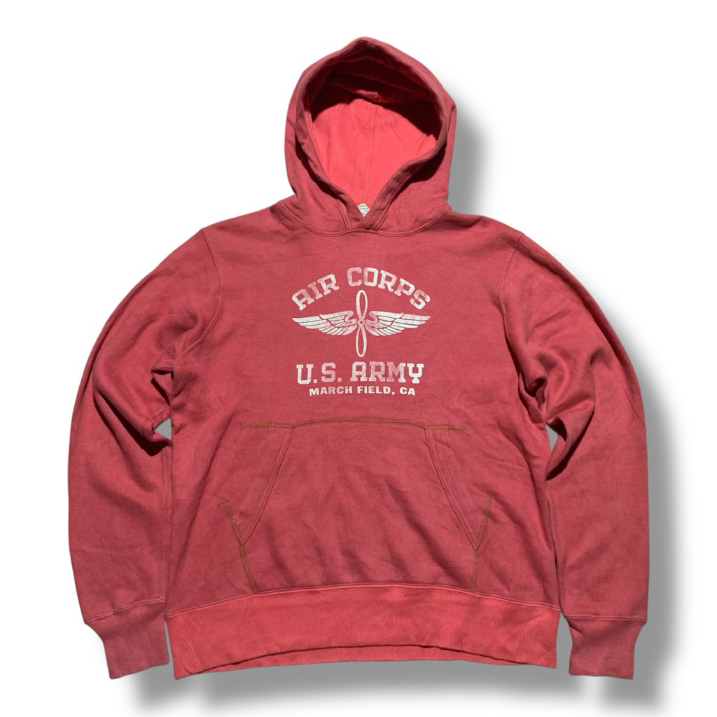 Buzz Rickson "Air Corps U.S Army" Pullover Hooded Made in Japan