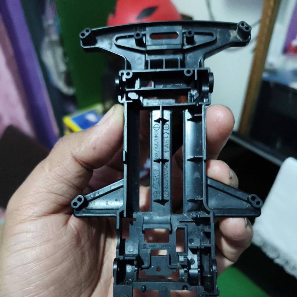 Tamiya 95127 Chassis Super TZX Tz X Reinforced Chassis ( Black ) Mini 4WD 25th Anniversary