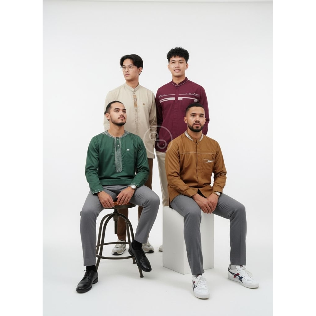 Koko Syamil Lengan Panjang Warna