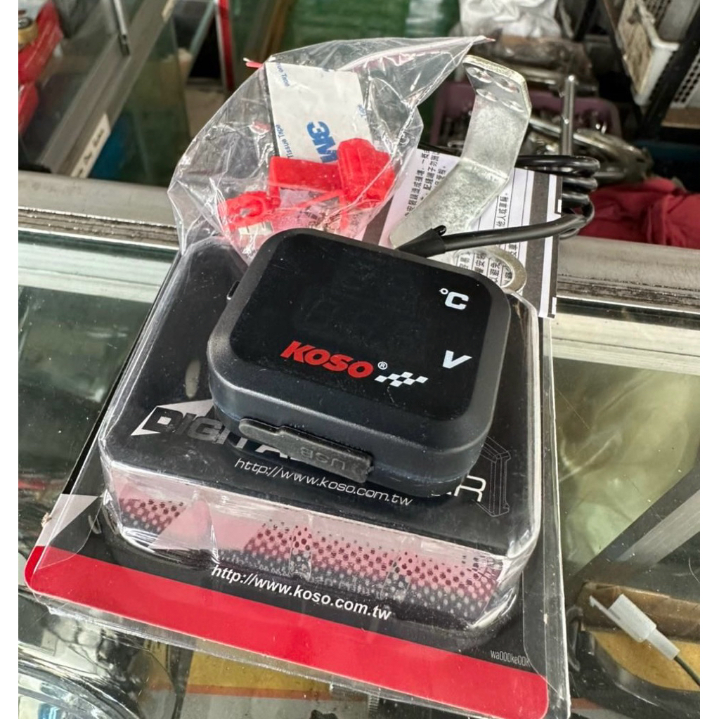 Voltmeter Koso 3in1 USB Original Digital free untuk cas