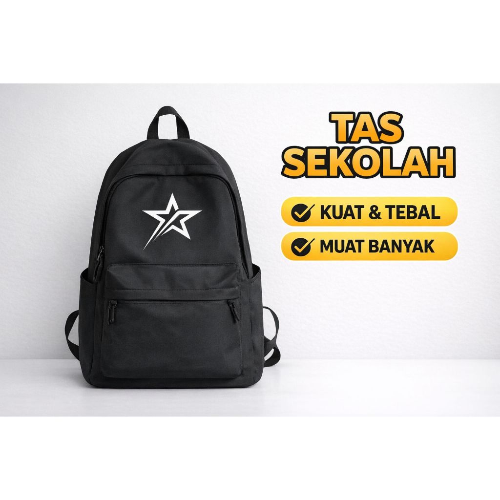 Tas Ransel Sekolah Anak & Remaja Best seller / Kuat Tebal  / Muat Banyak