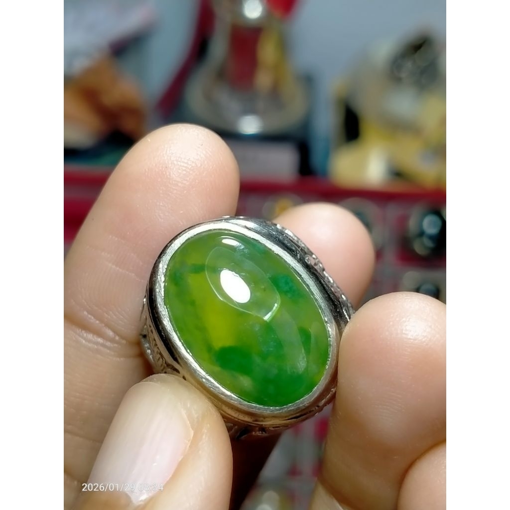 batu cincin lumut idocrase sungai dareh totol sayur