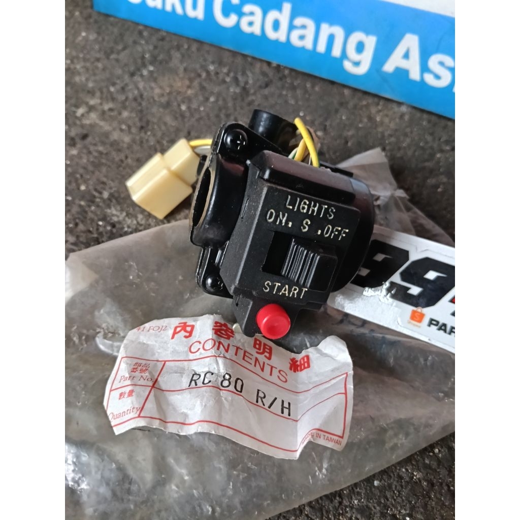 holder saklar kanan suzuki RC80 rc100 tua rc 80 100