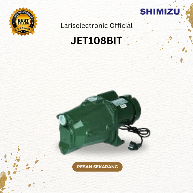 SHIMIZU WATER PUMP SEMI JET 108 BIT NON AUTO WATER PUMP/JET108BIT/JET108BIT/ORIGINAL SHIMIZU/GARANSI