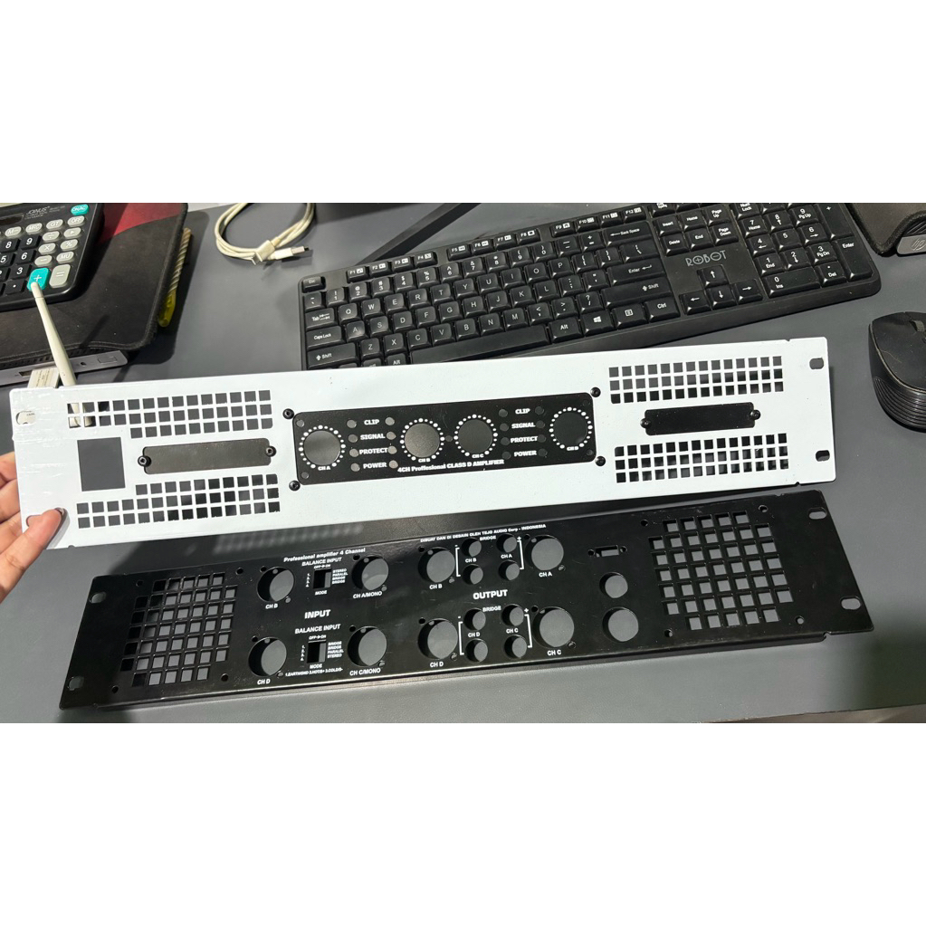 Plat power 1,5u 4chanel tinggi 7cm