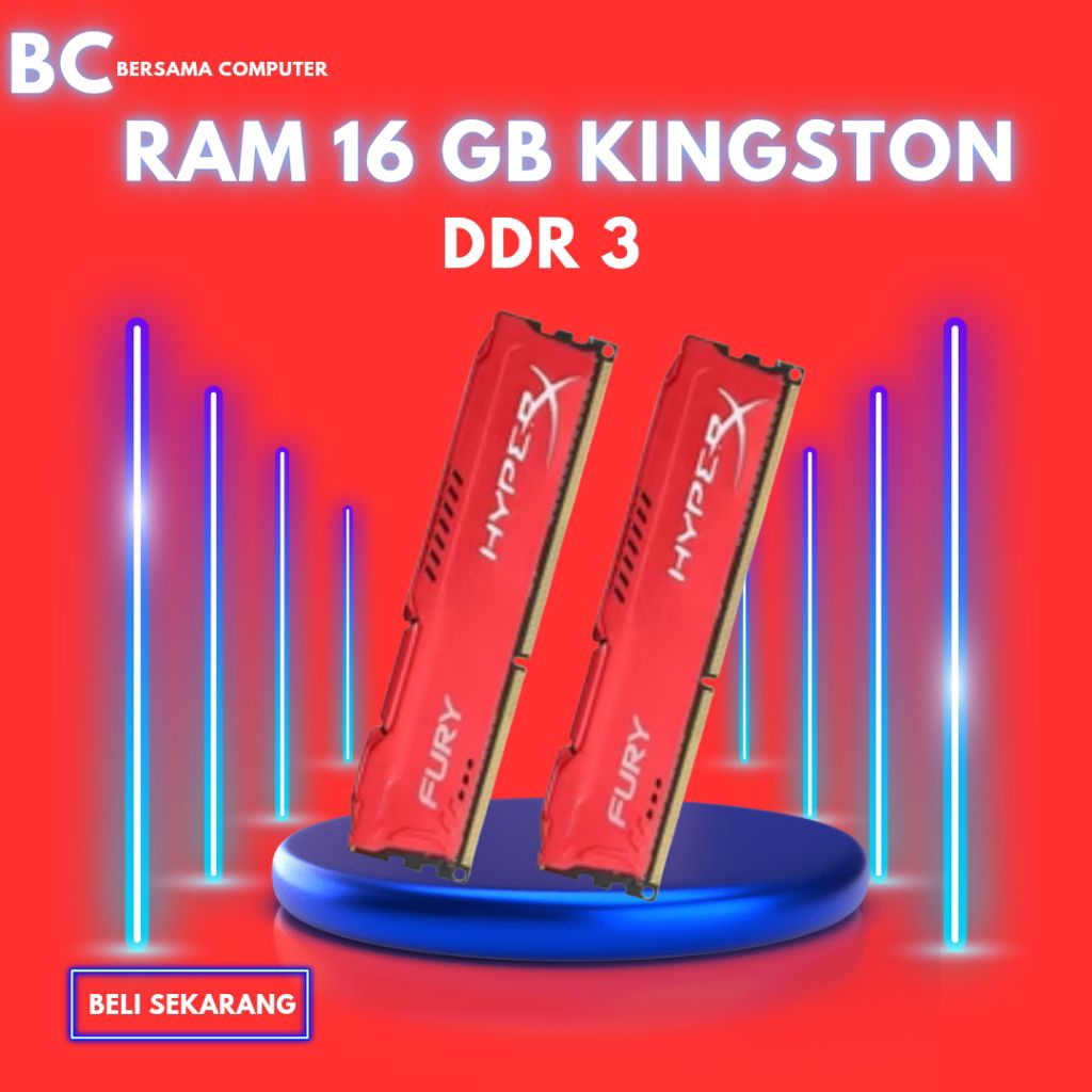 RAM 16 GB Ddr 3 Kingston