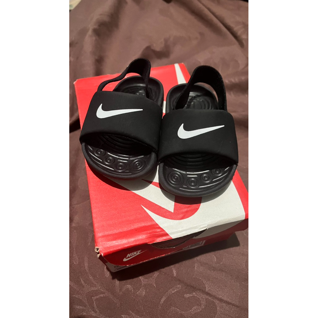 Nike kawa slide black
