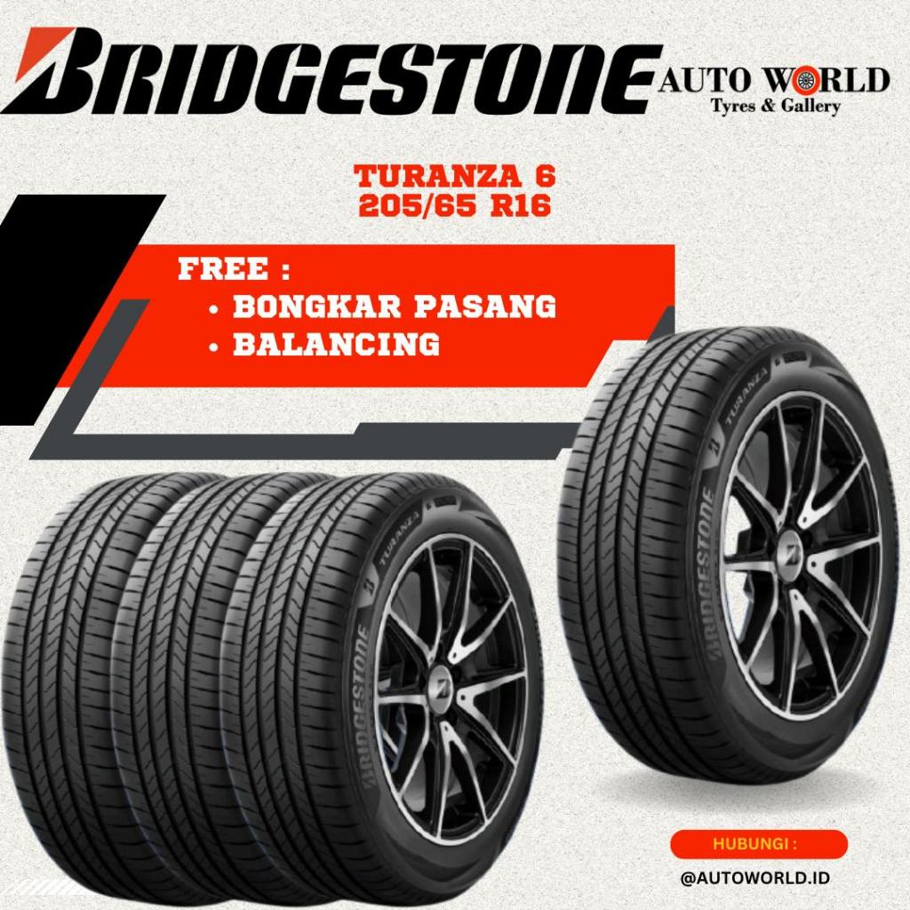 Ban Bridgestone Turanza 6 ukuran 205/65 R16