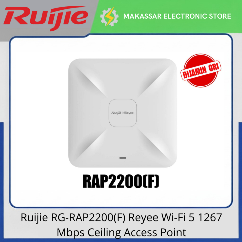 Ruijie RAP2200F RAP-2200F RAP2200 AC1300 DualBand Ceiling Access Point