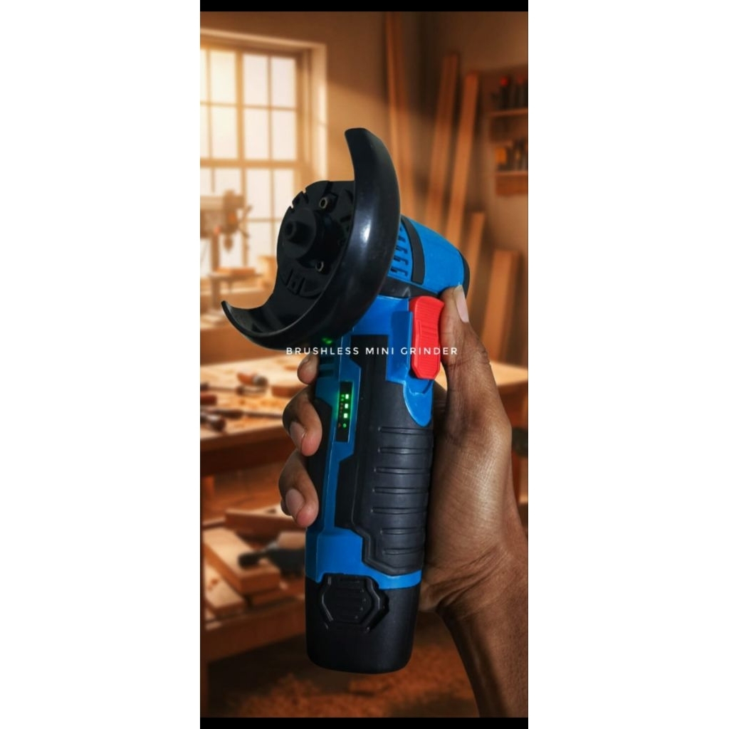 Gerinda Mini 12V Brushless Cordless Ringan Kuat Siap Pakai