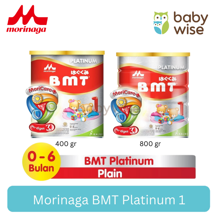 Morinaga BMT Platinum 1 Susu Formula Bayi 0-6 Bulan - Susu Bayi
