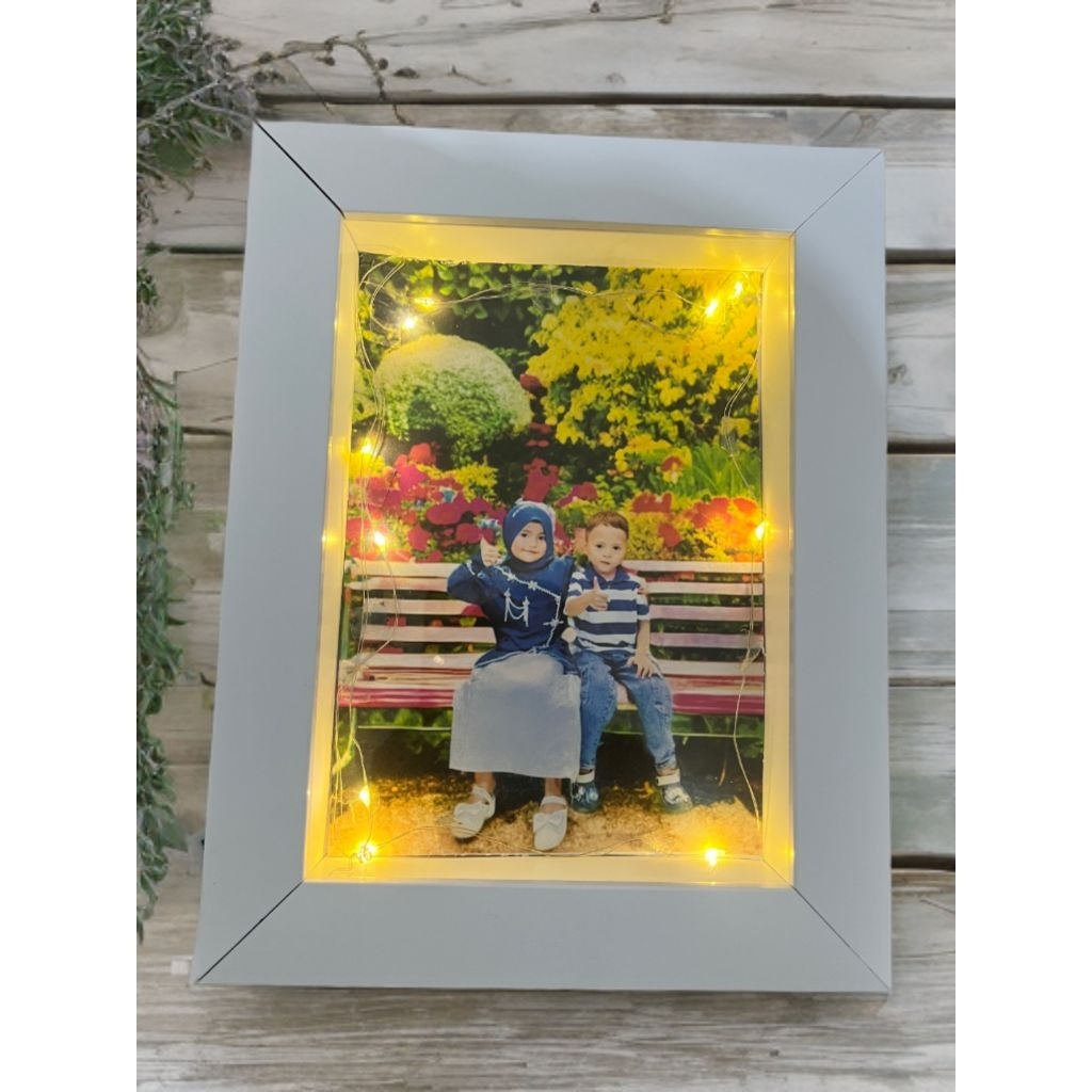 BINGKAI FOTO 3D DG LAMPU LED