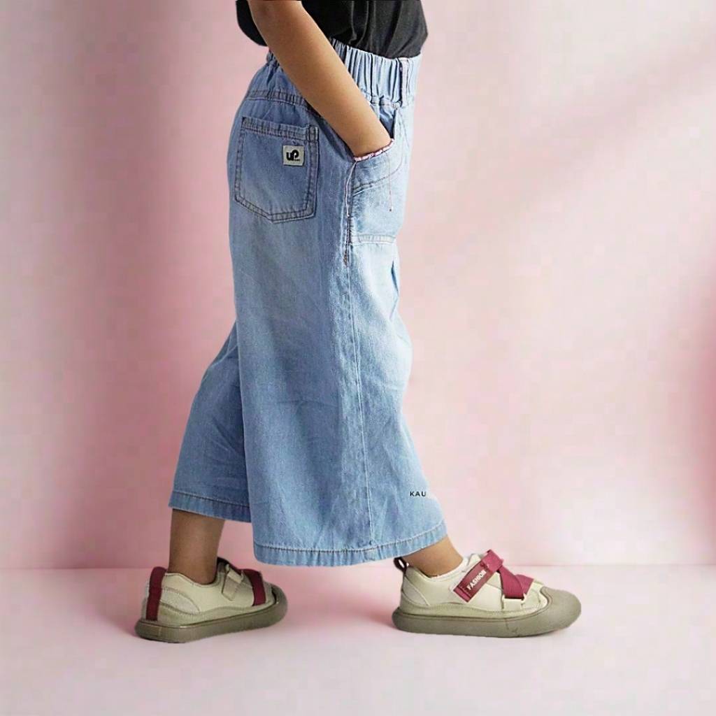 Celana Kulot Jeans Kids Usia 2-10Tahun | Kulot Anak Celana Panjang Anak Terbaru