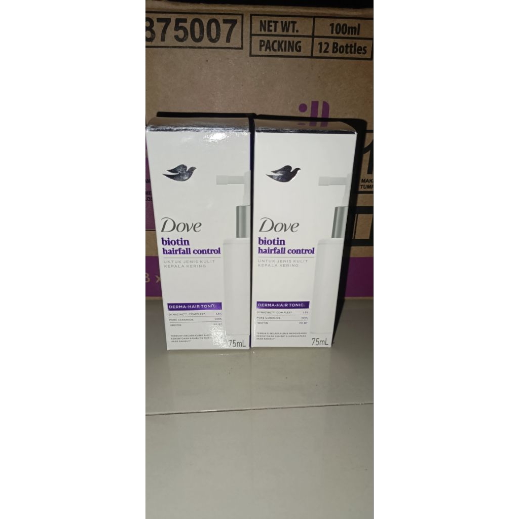 Dove Hair Tonic Spray Biotin Hairfall Control- 75 ml