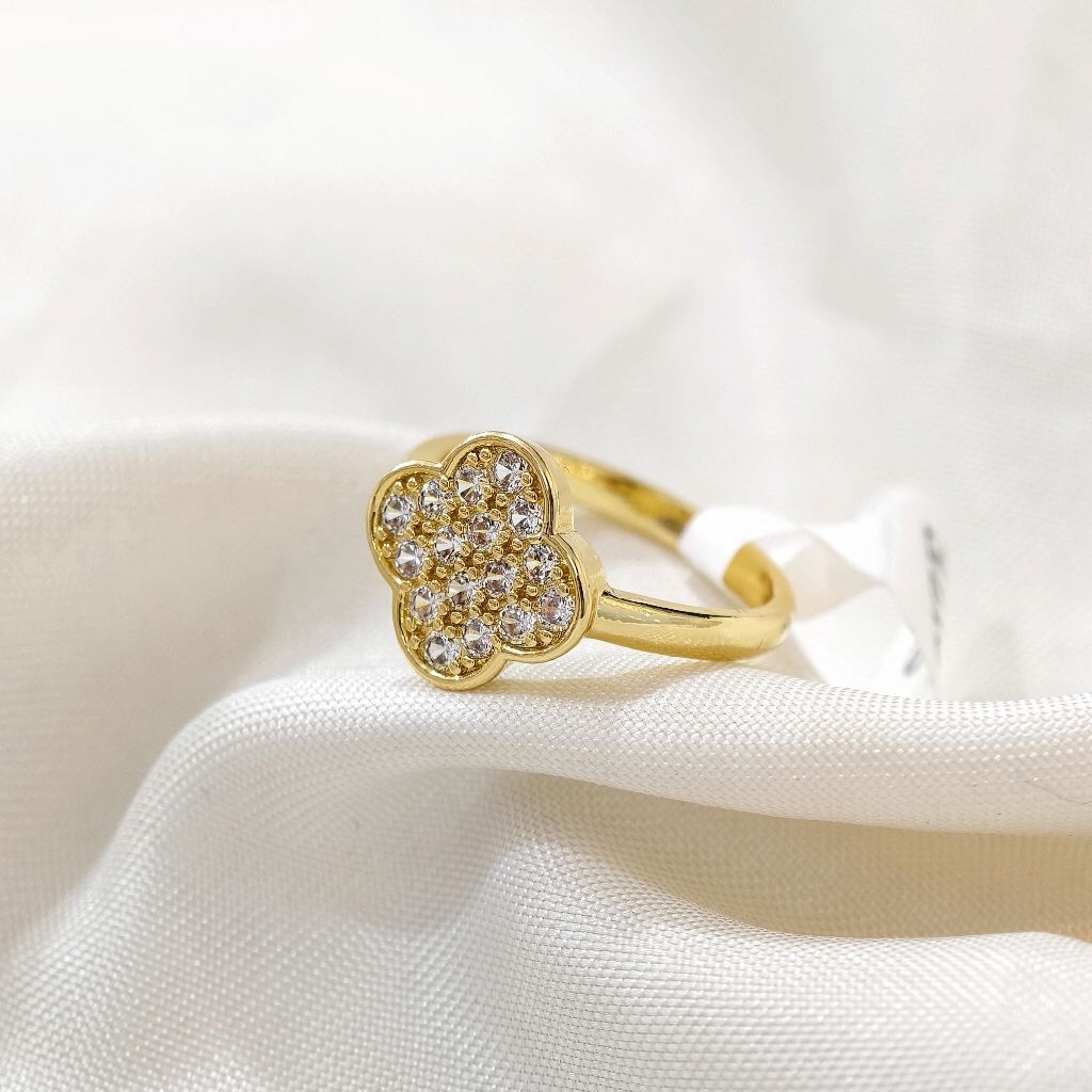 AMK Cincin 24K Lapis Emas Anti Karat Perhiasaan Aksesoris Jewerly