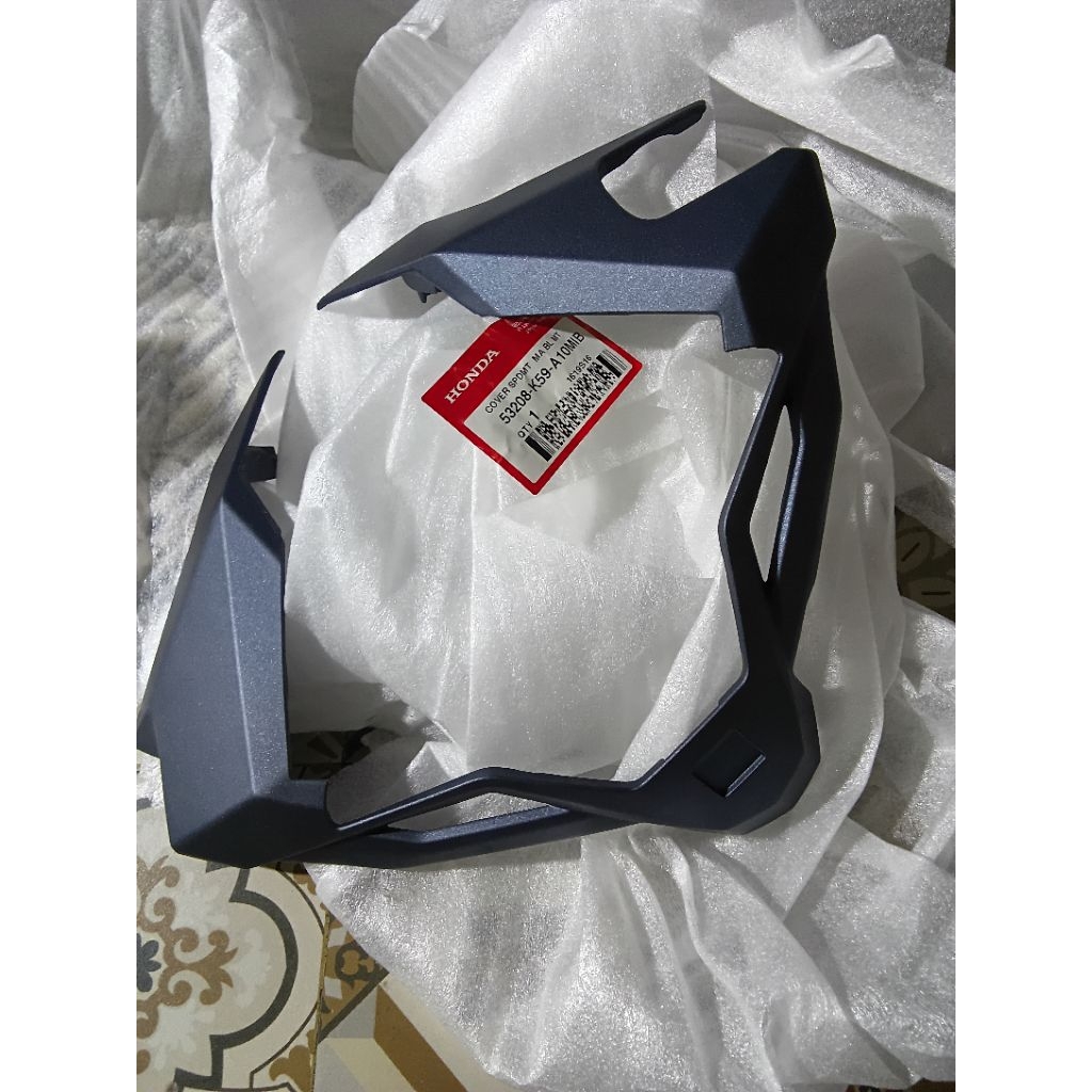 53208 K59 A10MIB COVER LIST SPEEDOMETER VARIO 125 150 LED BIRU DOFF ORIGINAL