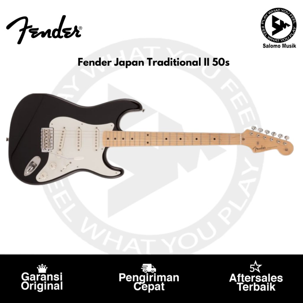 Gitar Elektrik Stratocaster Fender Japan Traditional II 50s Original