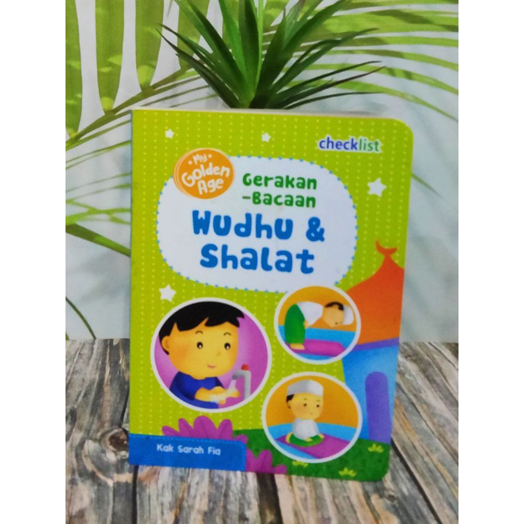 BOARDBOOK My Golden Age: Buku Gerakan-Bacaan Wudhu & Shalat