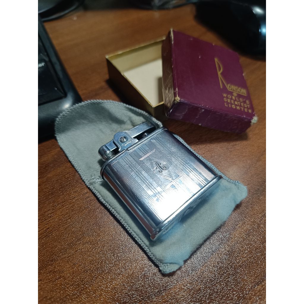 Ronson Whirlwind Made in USA 1950's Vintage Lighter Korek Jadul Antik