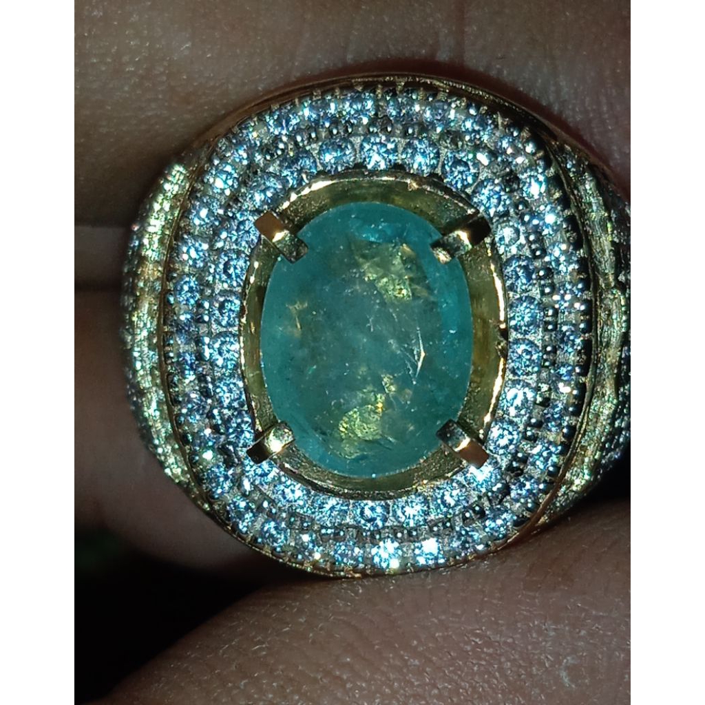 NATURAL ZAMRUD COLOMBIA (CE minor-moderate) + MEMO BOOK