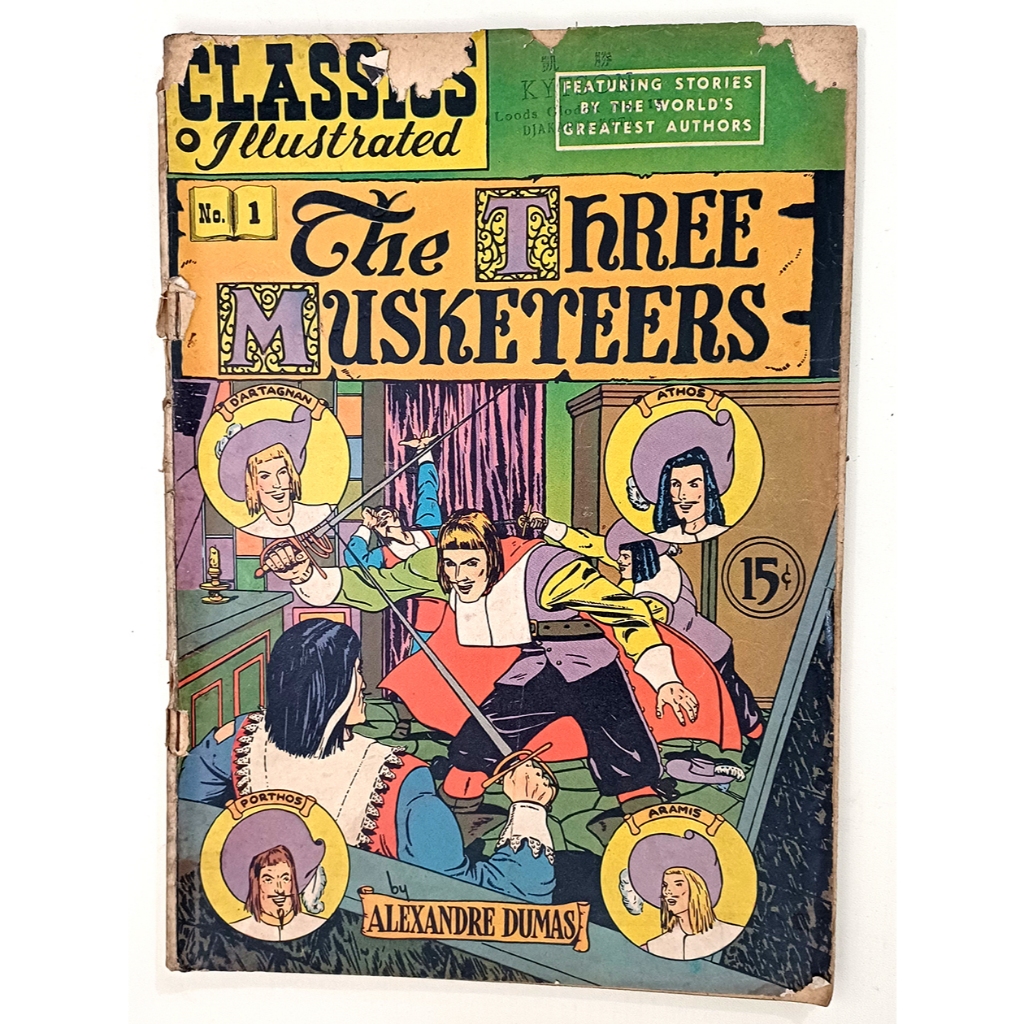 The Three Musketeers – Classics Illustrated No. 1 Classics Illustrated | Gilberton Company Inc. | 19