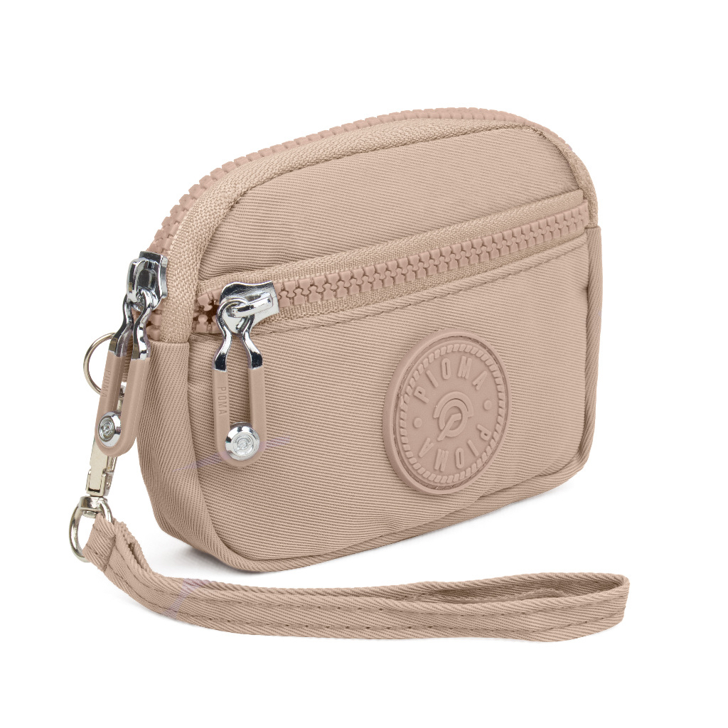 TOKOPIOMA OPIOBAGS Pioma Candy Dompet Wanita Mini Resleting 2 Sekat Dompet Kecil Nylon Wristlet Pouc