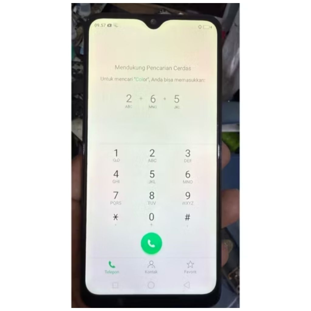 LCD OPPO A7 ORIGINAL COPOTAN NORMAL NO MINUS PLUS FRAME TINGGAL NAIK MESIN AJA