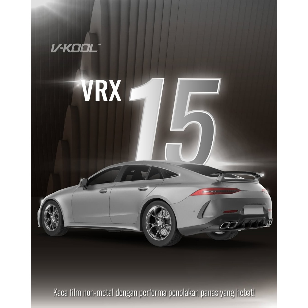 Kaca Film V-KOOL V8 Black Series TOYOTA FORTUNER VRZ >2016 SKKB VRX15
