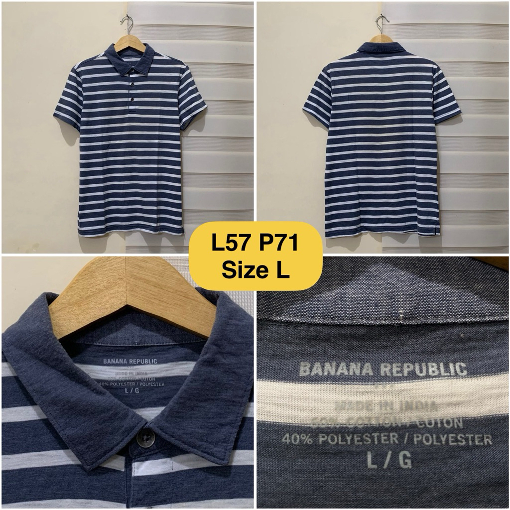 Poloshirt Banana Republic Salur Original