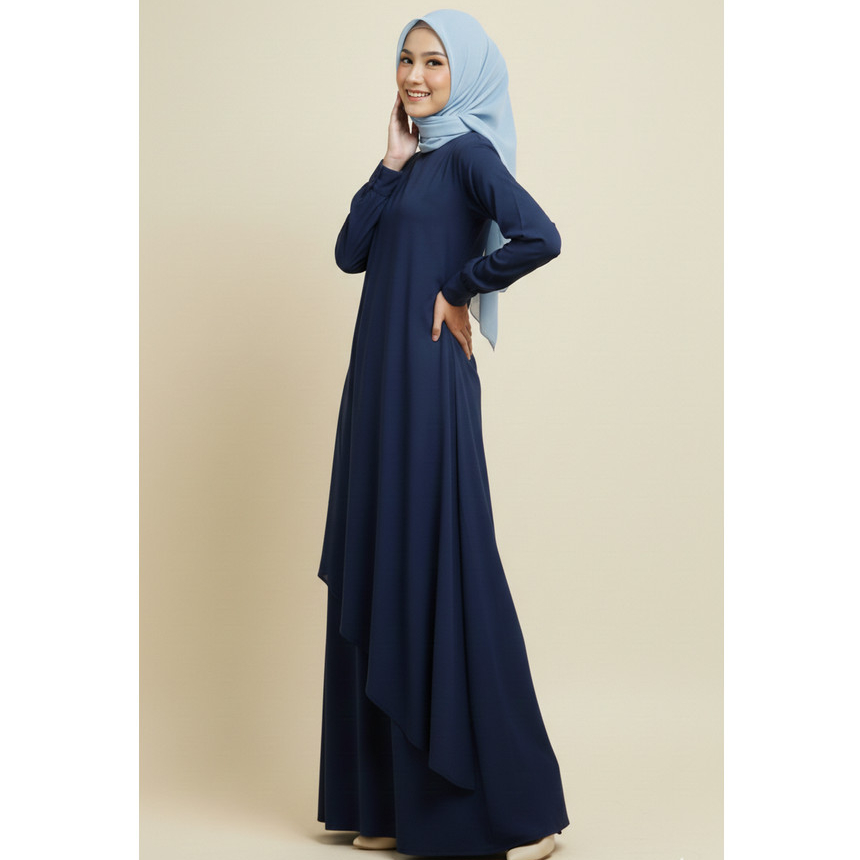 RILLEY - Gamis Amerta | Gamis Wanita Bahan Rayon Twill Adem