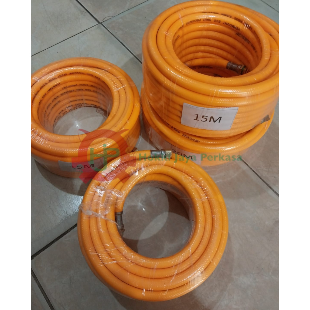 Selang Kompresor 20M 3 Lapis VERMOUNT ECO Selang Doorsmeer Selang Angin Selang Sprayer - Tahan Lama,