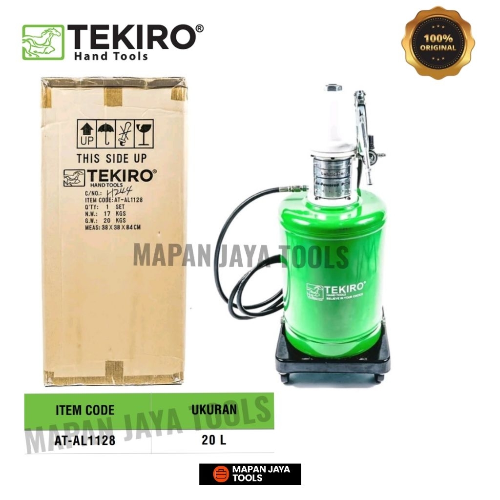 TEKIRO POMPA GEMUK TENAGA ANGIN (20L) | AIR LUBRICATOR FOR GREASE ORIGINAL TEKIRO