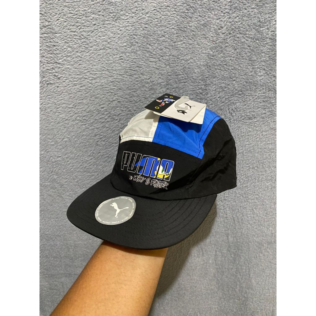 puma x sonic 5 panel hat