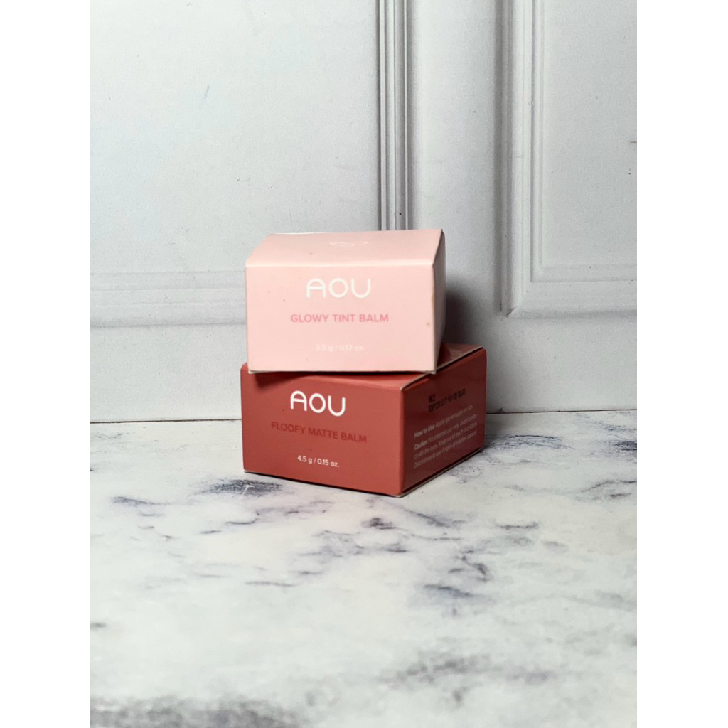 AOU Glowy Tint Lip Balm/AOU Floofy Matte Balm/ AOU Cosmetics/Jennie Balm/Kim Jiwon Balm