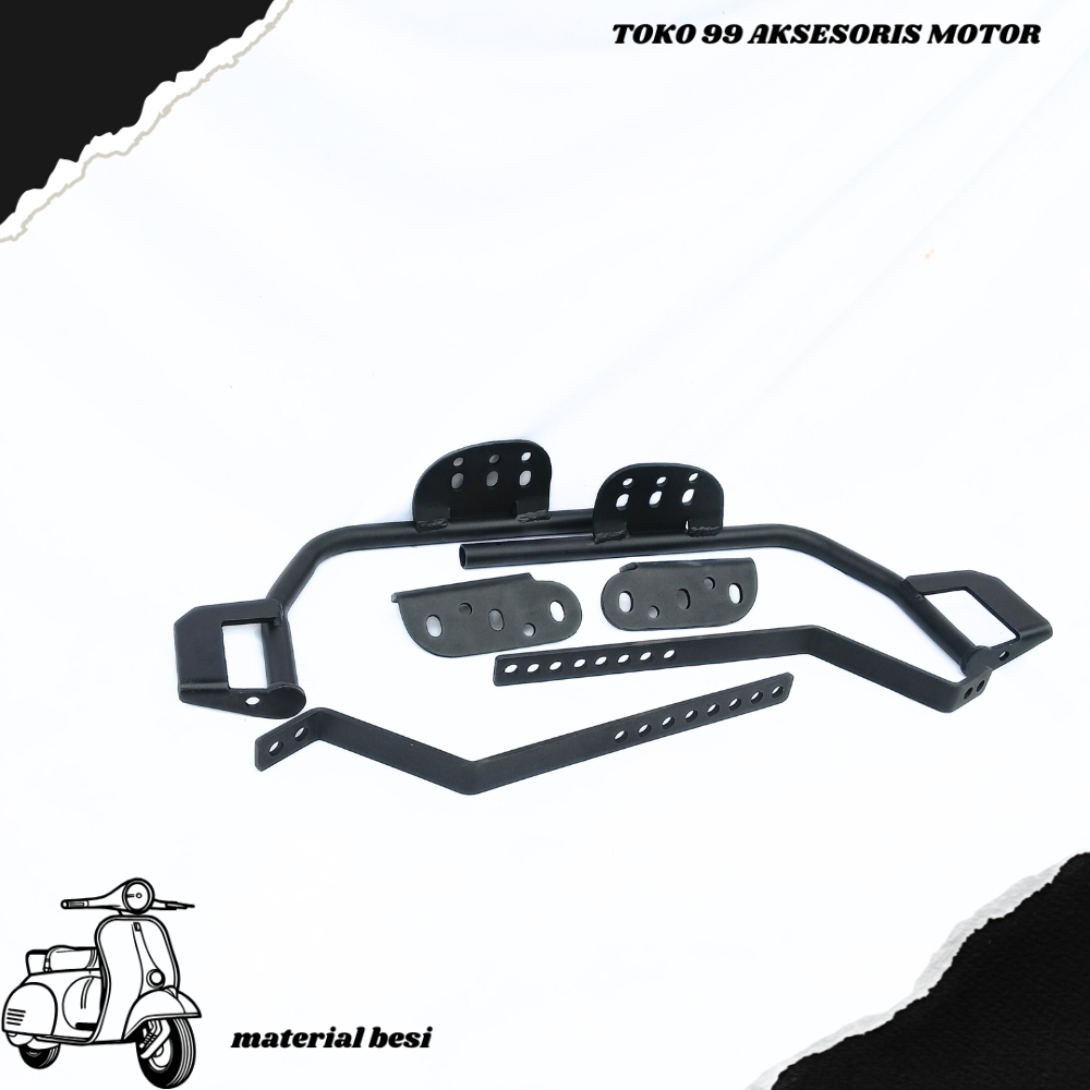 BRACKET SHAD 3P UNIVERSAL UNTUK BOX SHAD 23 BUKAN GIVI KAPPA KMI BRACKET BOX ADV150 VIXION NEW CB DL