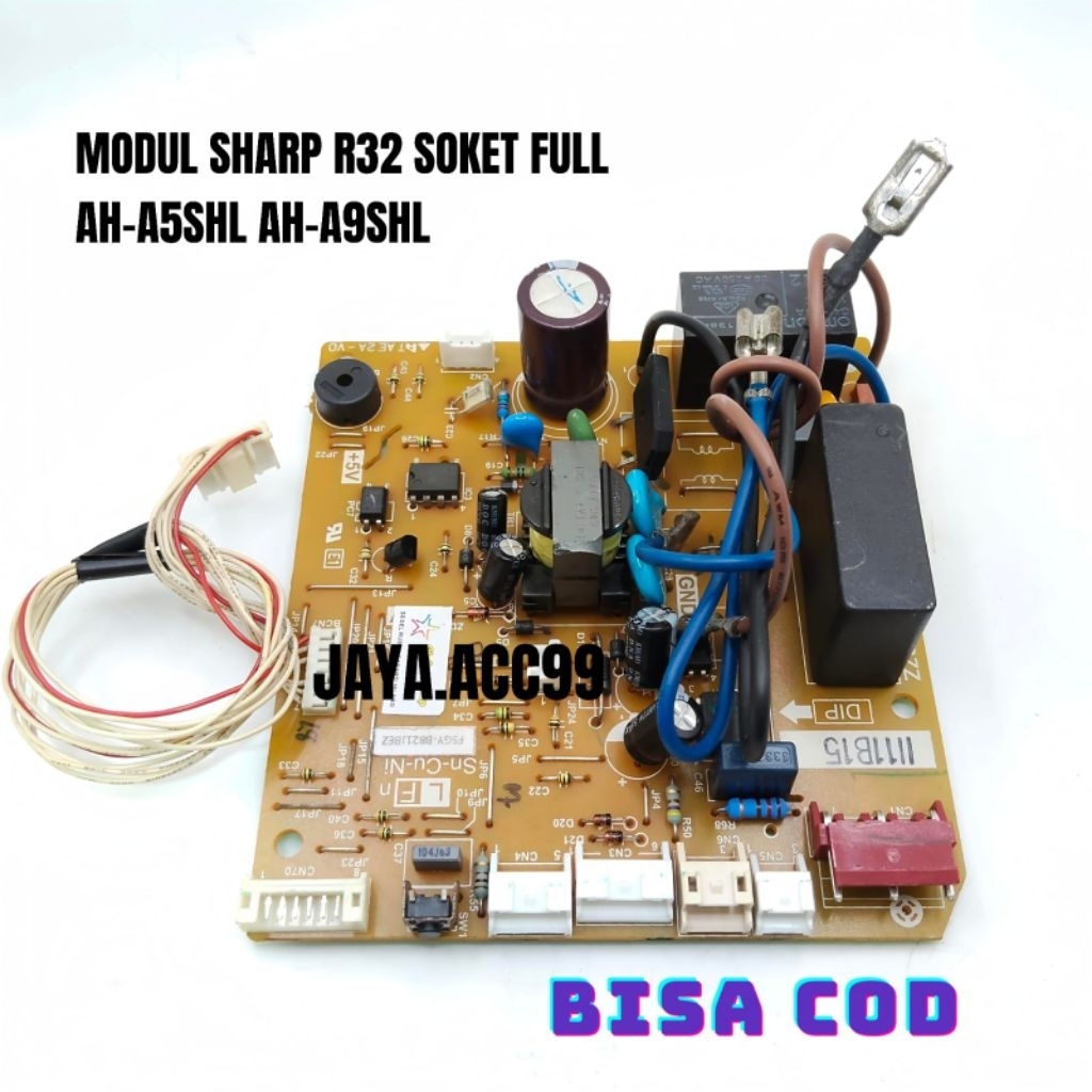 MODUL PCB AC SHARP R32 AH-A5SHL AH-A9SHL ORIGINAL SOKET FULL QPWBFB722/792JBZZ