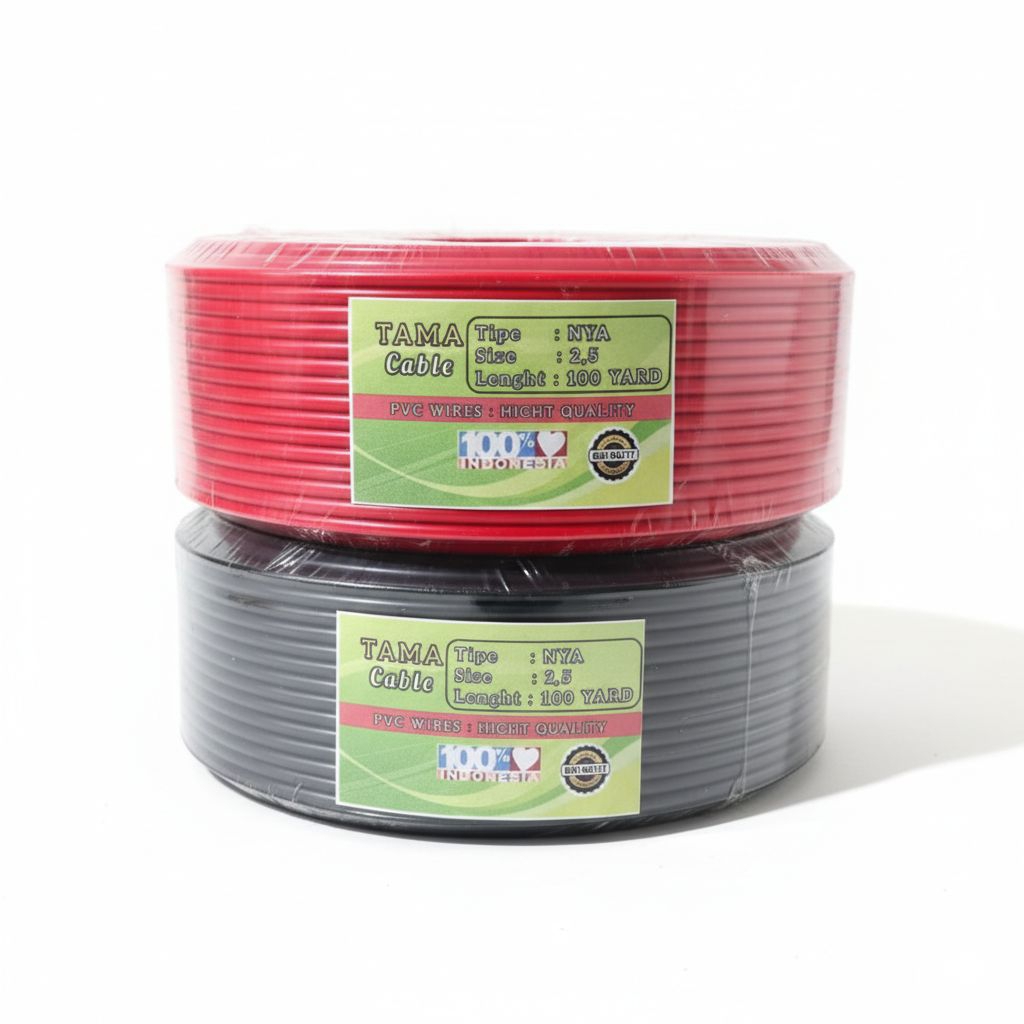 TAMA Kabel Listrik Kawat Tembaga campuran Tunggal / Kabel Instalasi Listrik Serbaguna High Quality