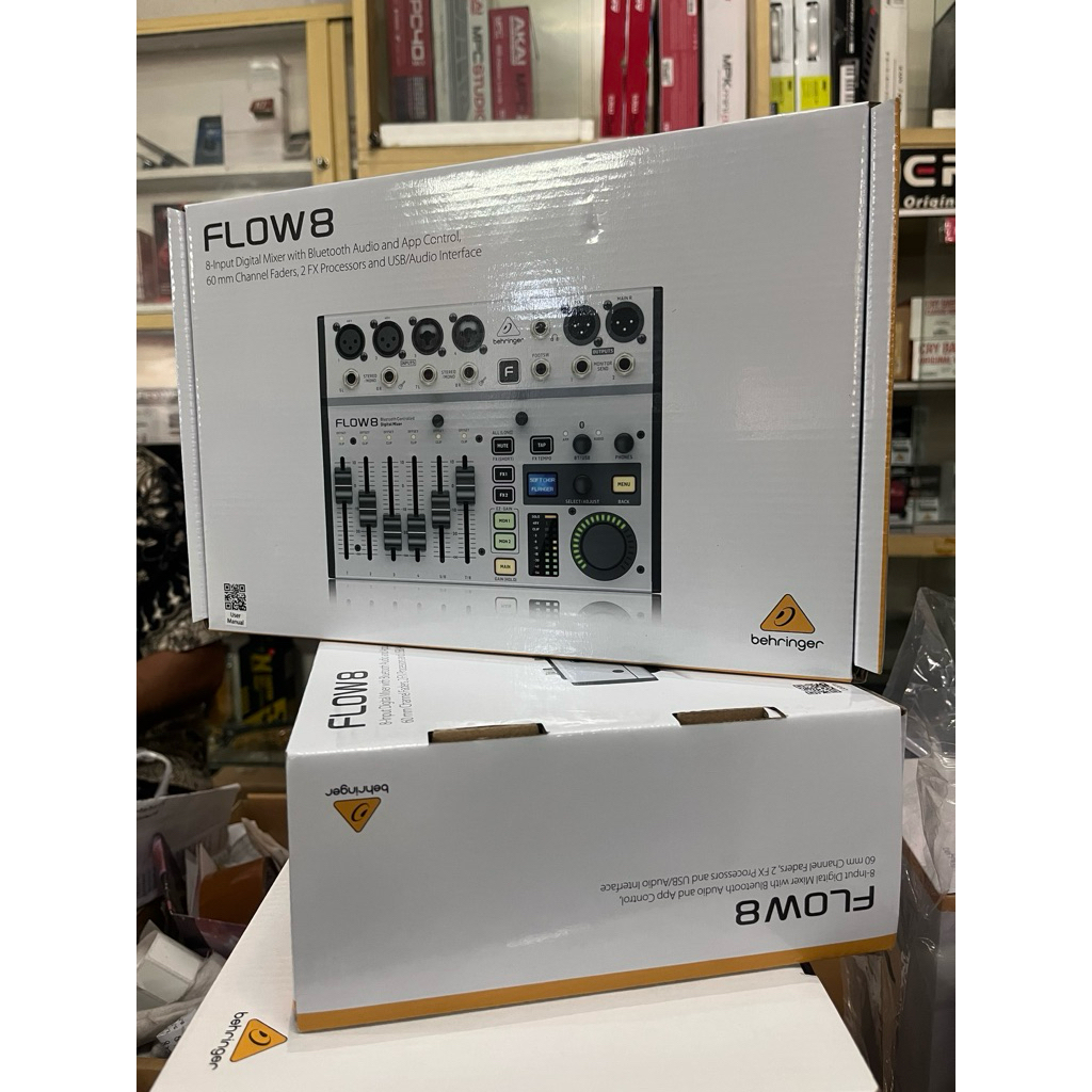Mixer Behringer Flow8 Mixer Digital 8 Input dengan Bluetooth Audio