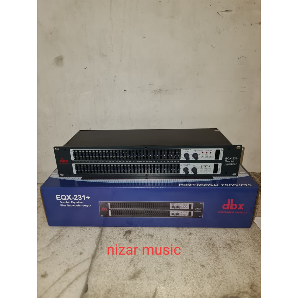 DBX Equalizer EQX 231 + Subwoofer / DBX EQX 231+ / DBX EQX 231 + Subwoofer