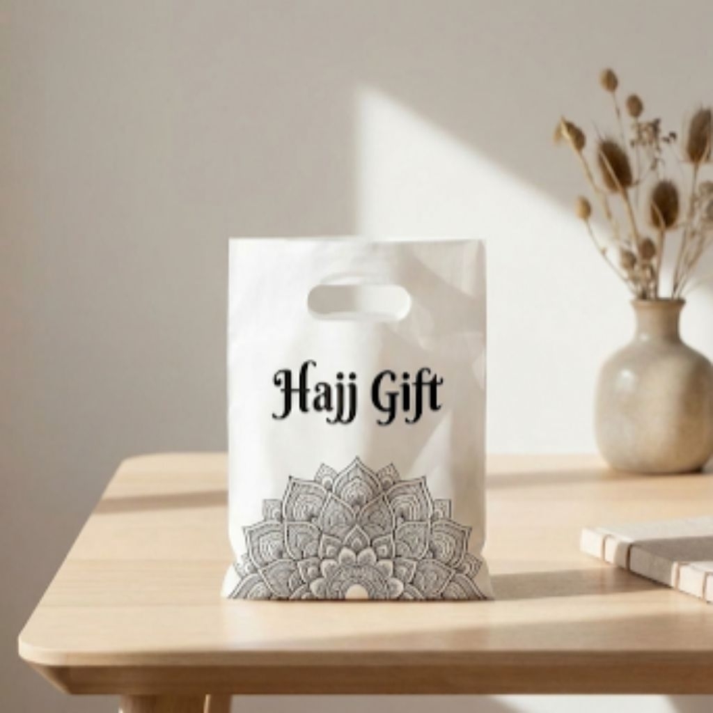25 pcs Kantong plastik Oleh Oleh Haji Dan Umroh Makassar