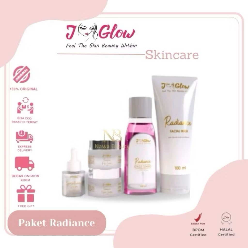 JGLOW RADIANCE SUPER WHITENING-Perawatan Wajah SKINCARE Bpo