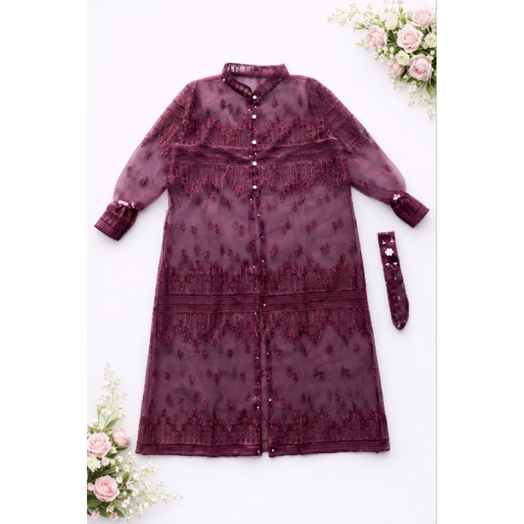 Outer Brukat Tunik // Outer Brukat Kondangan // Outer Brukat Lebaran