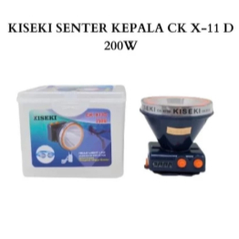 Senter Kepala Selam Kiseki CK-X11D 250W - Tahan Air, Cahaya Putih/ Kuning 7000mAh. Senter kepala Kis