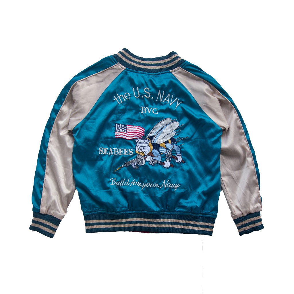 Sukajan Reversible Seabees US. Navy