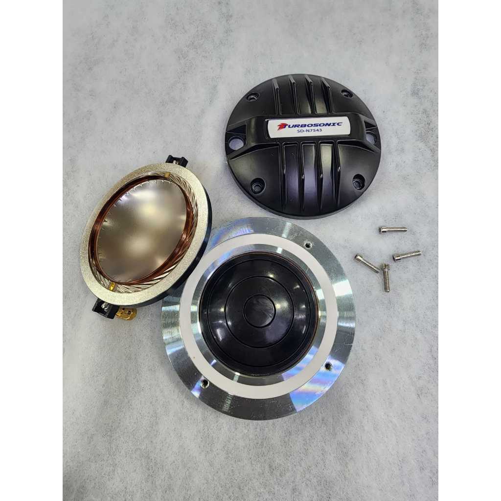 (ORIGINAL) Turbosonic Driver Tweeter neodium 3 inch N7543 / SDN7543 / SDN 7543 – Original Dus Putih // model rdw M120 M130
