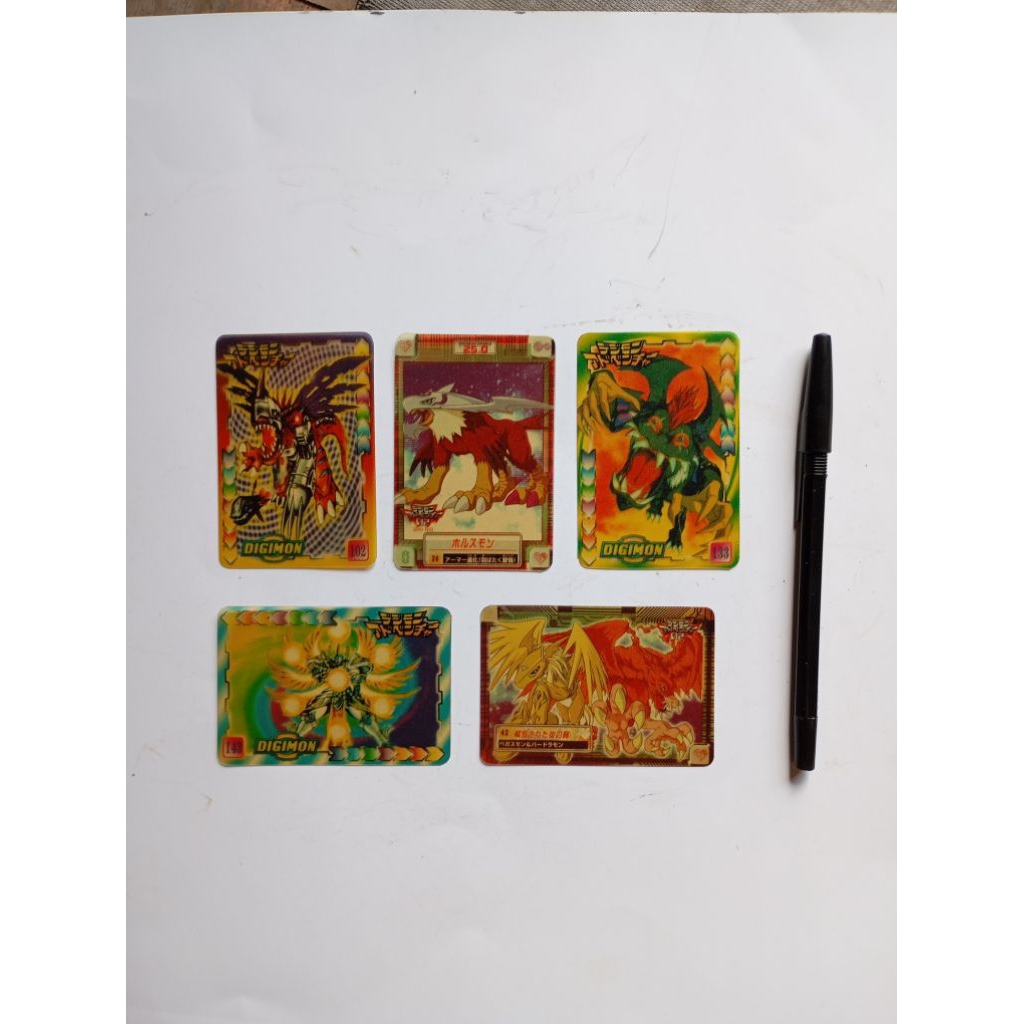 Kartu Digimon Transparan