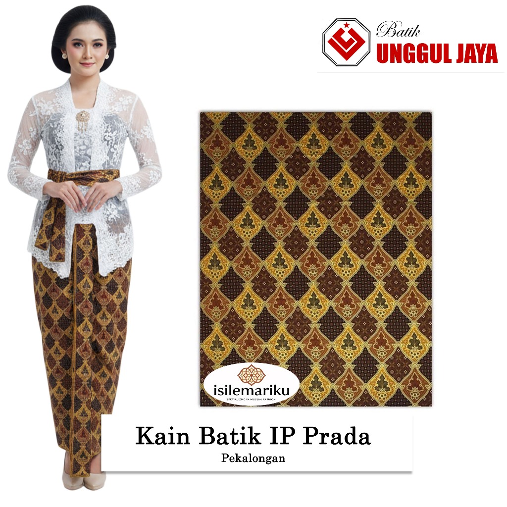 Kain Panjang Batik Emas Prada Halus Istana President SINAR MAS Jarik Pesta