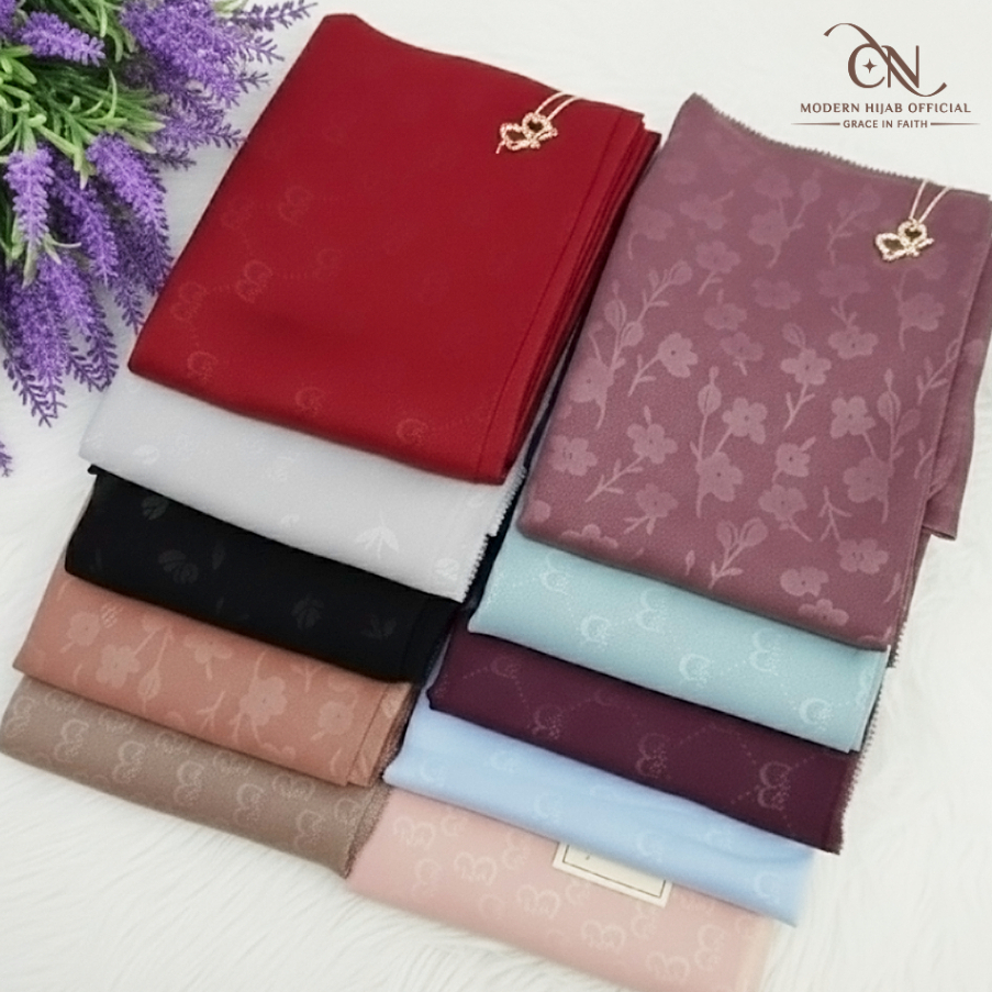 CN Hijab - Kerudung Segiempat Voal Premium By Buckle Scraft Original | Jilbab Segiempat Murah