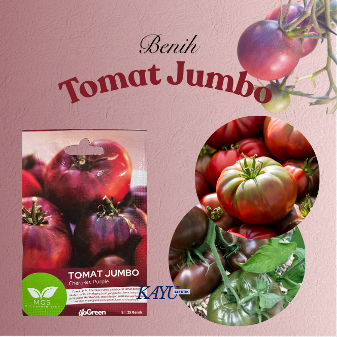 Benih Tomat/Benih Tomat Jumbo/Benih Tomat Jumbo Cherokee Purple/Benih Murah