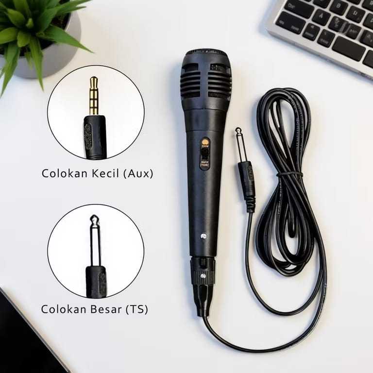 Kiseki Mic Kabel Ckm-100 | Mic Kabel Karoke | Microfon Karoke Ckm-100 merk kiseki